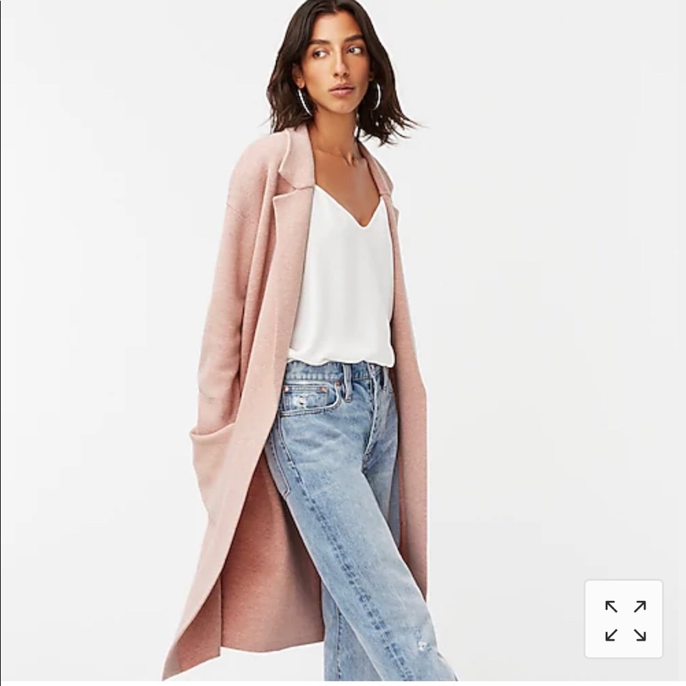 J Crew Ella Open Front Sweater